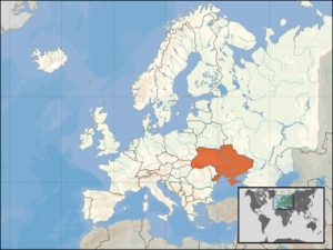 Украина на картах Европы и мира